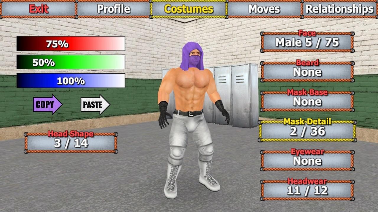 Wrestling Empire Game Screenshot