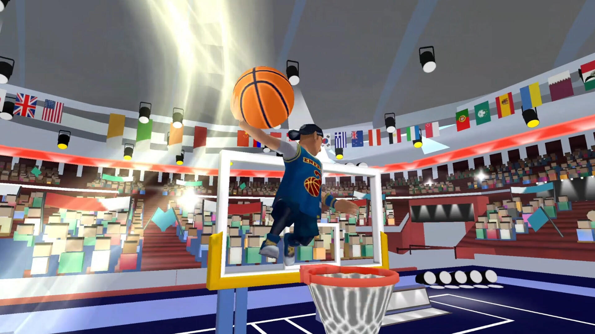 Screenshot of Slam Dunk Basketball