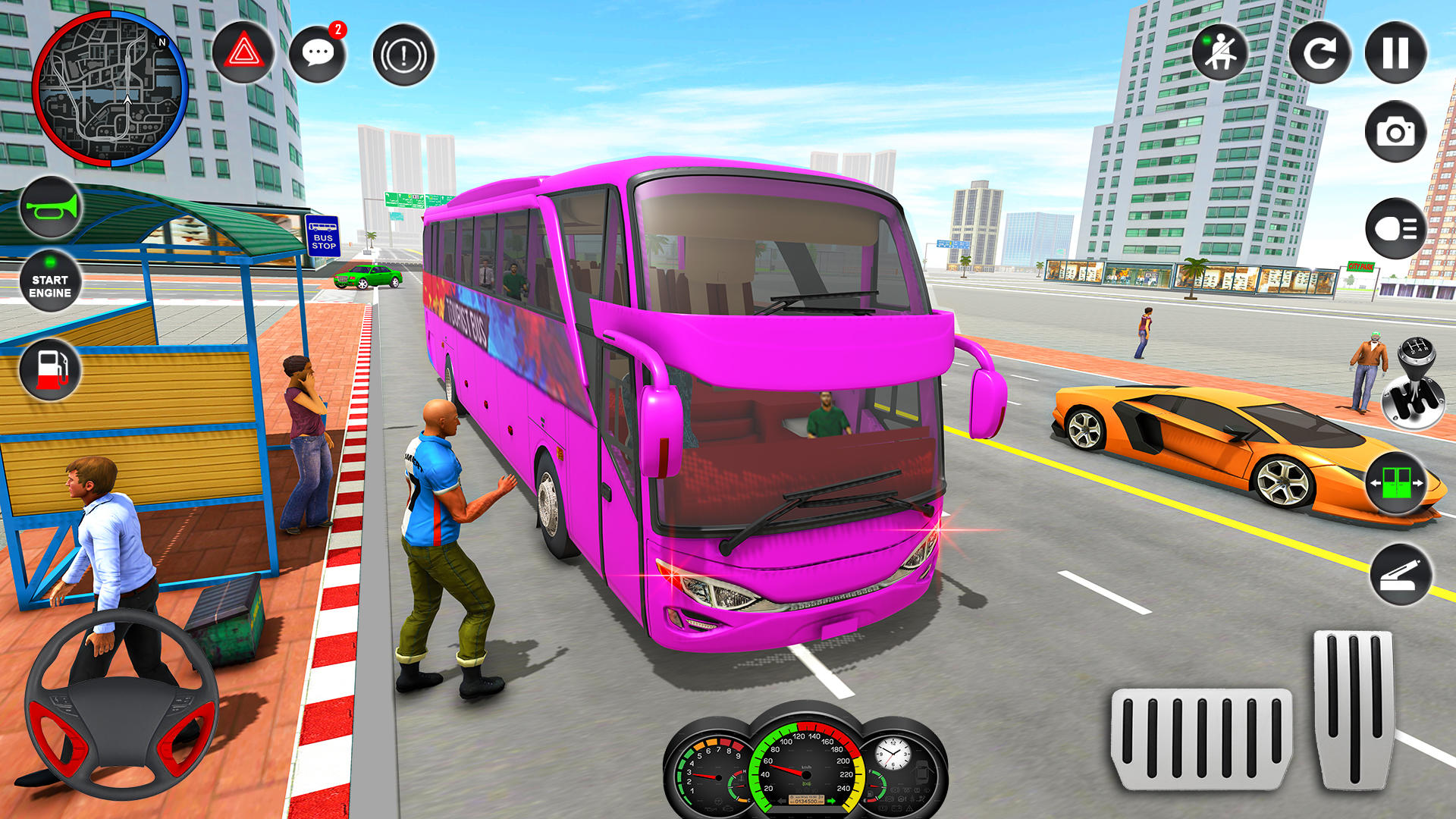 Bus Simulator: Bus Games 3D Game Screenshot