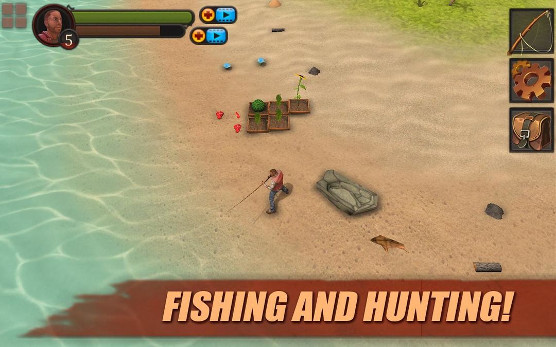 Survival Game: Lost Island 3D ภาพหน้าจอเกม