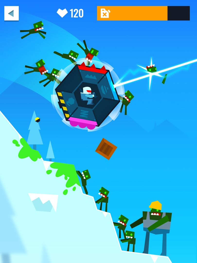 Downhill Smash screenshot game