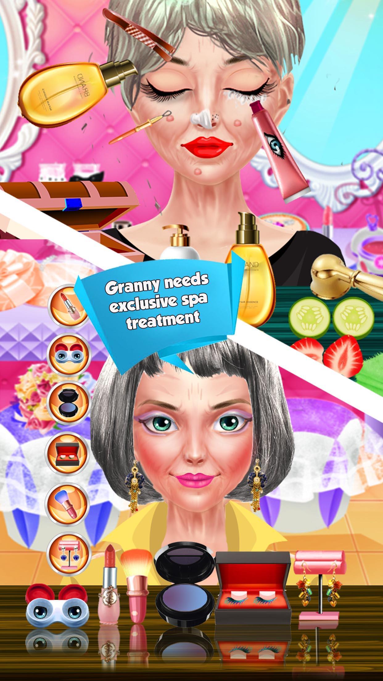 Grandmommy Makeover Spa Salon ภาพหน้าจอเกม