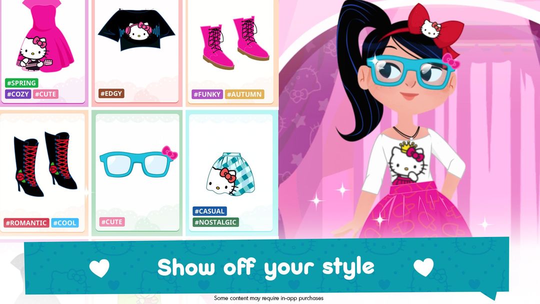 Hello Kitty Fashion Star ภาพหน้าจอเกม