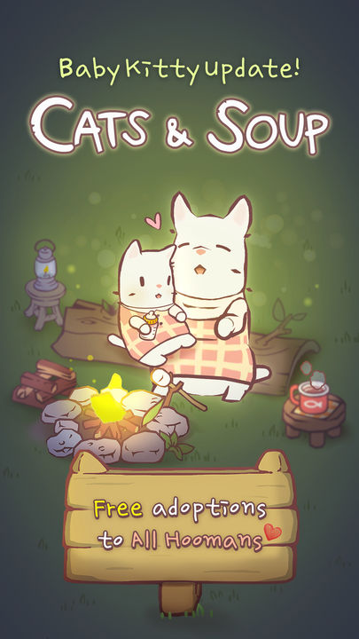 Screenshot 1 of Cats & Soup - Cute Cat Game 2.3.1