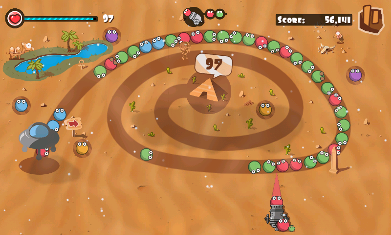 Bubble Blast Marbles Game Screenshot