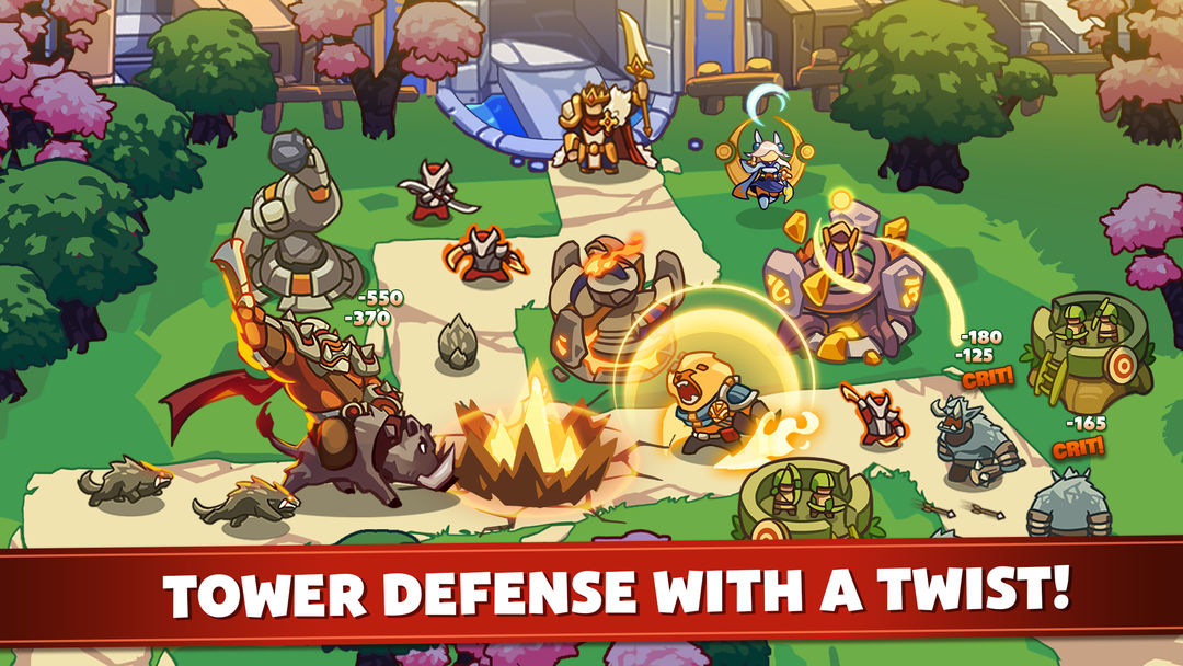 Empire Warriors: Tower Defense ภาพหน้าจอเกม