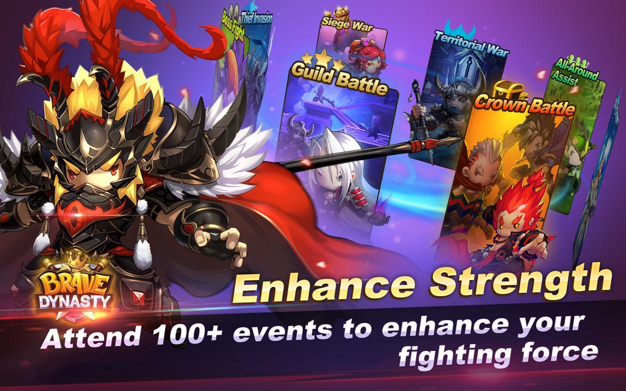 Brave Dynasty 게임 스크린샷