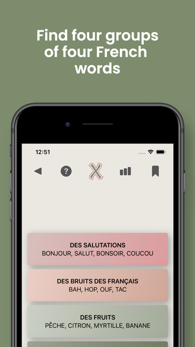 Screenshot 1 of Connexions: French Word Game 