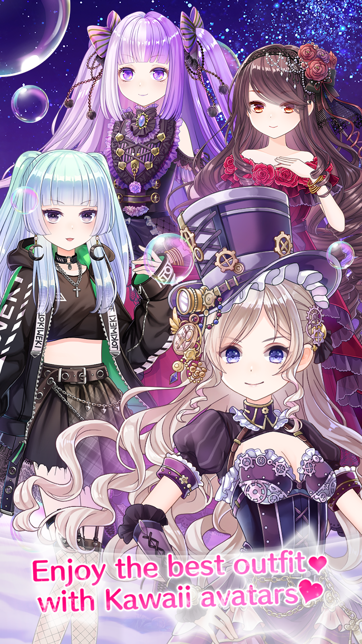 Cuplikan Layar Game CocoPPa Dolls　-Dress Up Avatar-