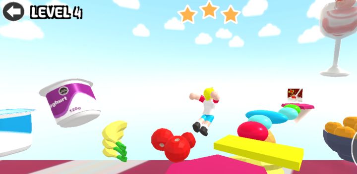 Obby Parkour Yoghurt World Game Screenshot