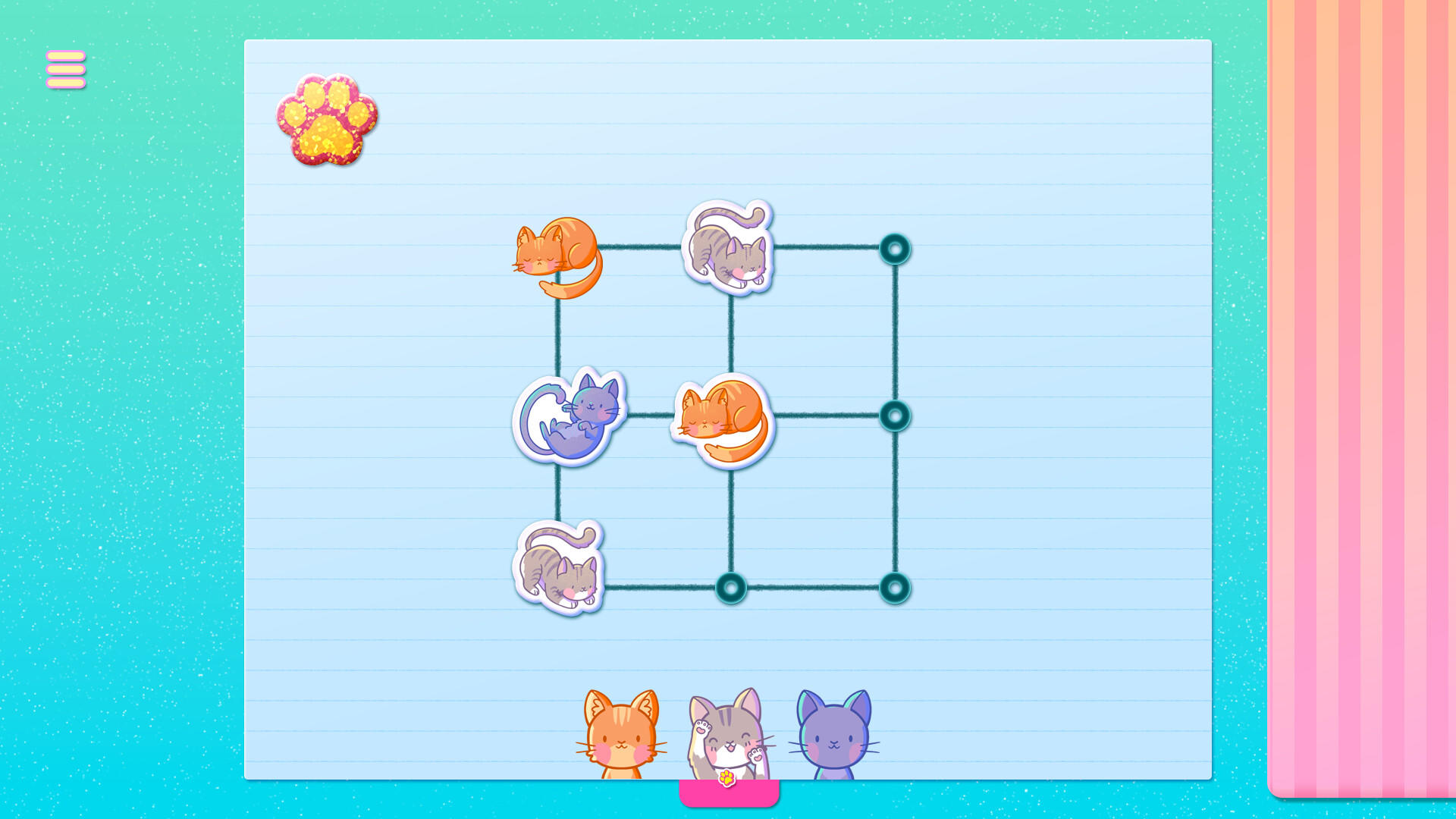 Screenshot of Sticker Kittens