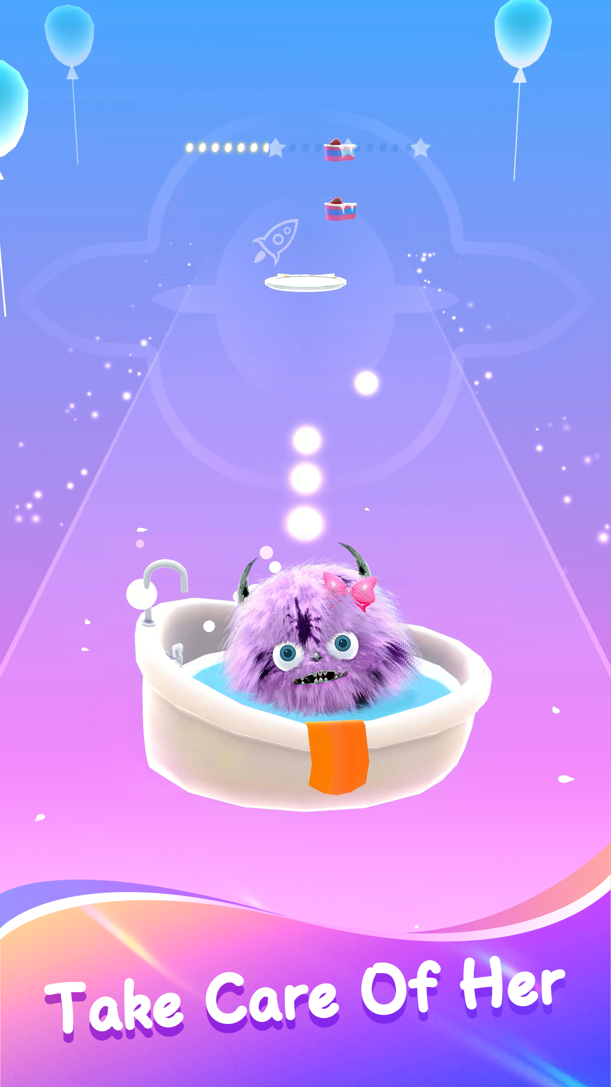 Monster Hop：My Fluffy Friends screenshot game