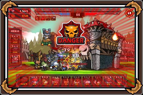 ねこ戦争2 ゲームのスクリーンショット