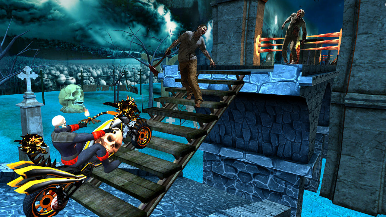 Ghost Bike Rider - Bike Game Game Screenshot