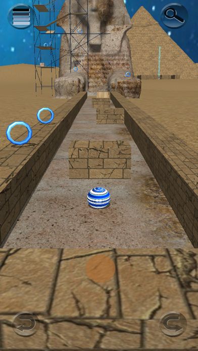 Screenshot of Ball Travel 3D Retro