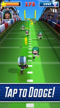 Captura de Tela do Jogo Marshawn Lynch Blocky Football