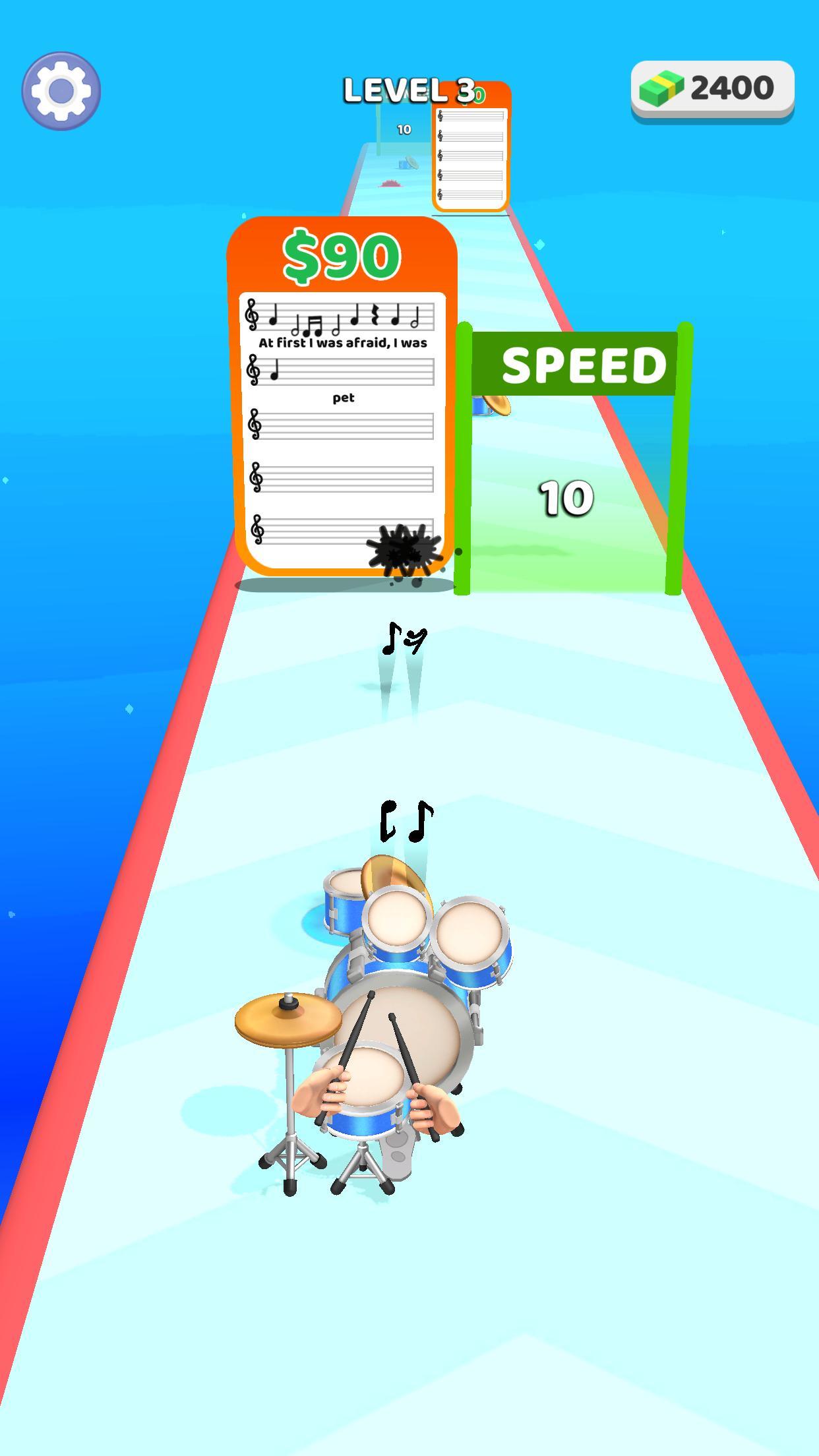 Drum Shooter Game Screenshot