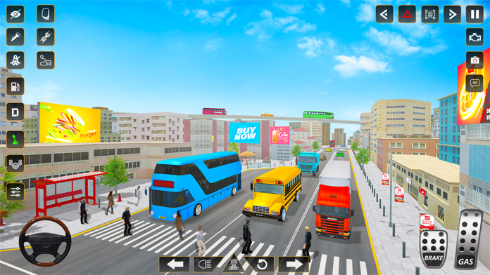 City Coach 3d Bus Driver Game Game Screenshot