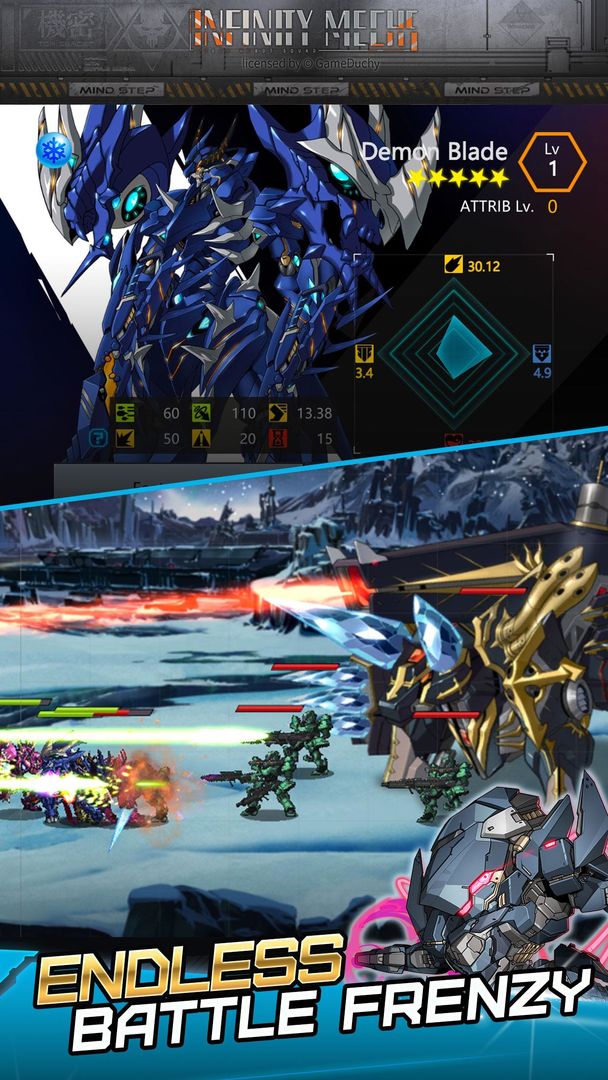 Infinity Mechs screenshot game