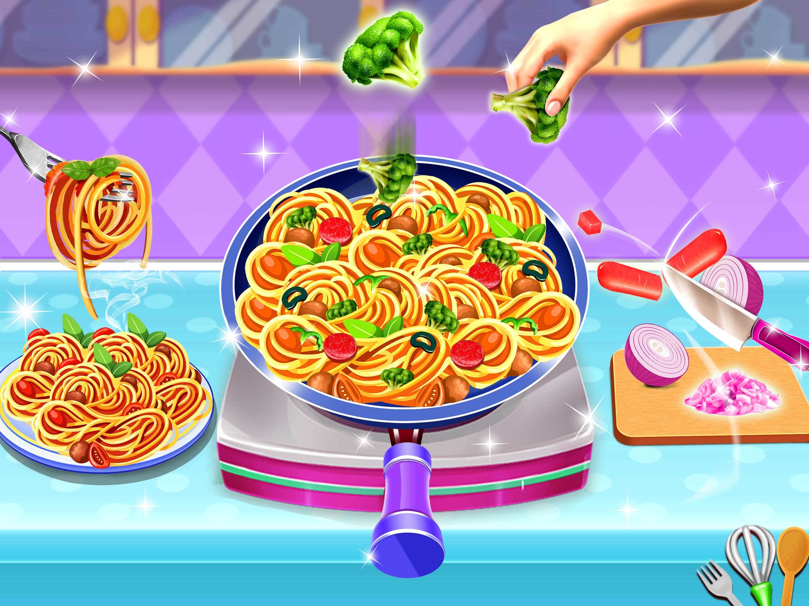 Make Pasta Cooking Girls Games for Android/iOS - TapTap, image size:1080x810