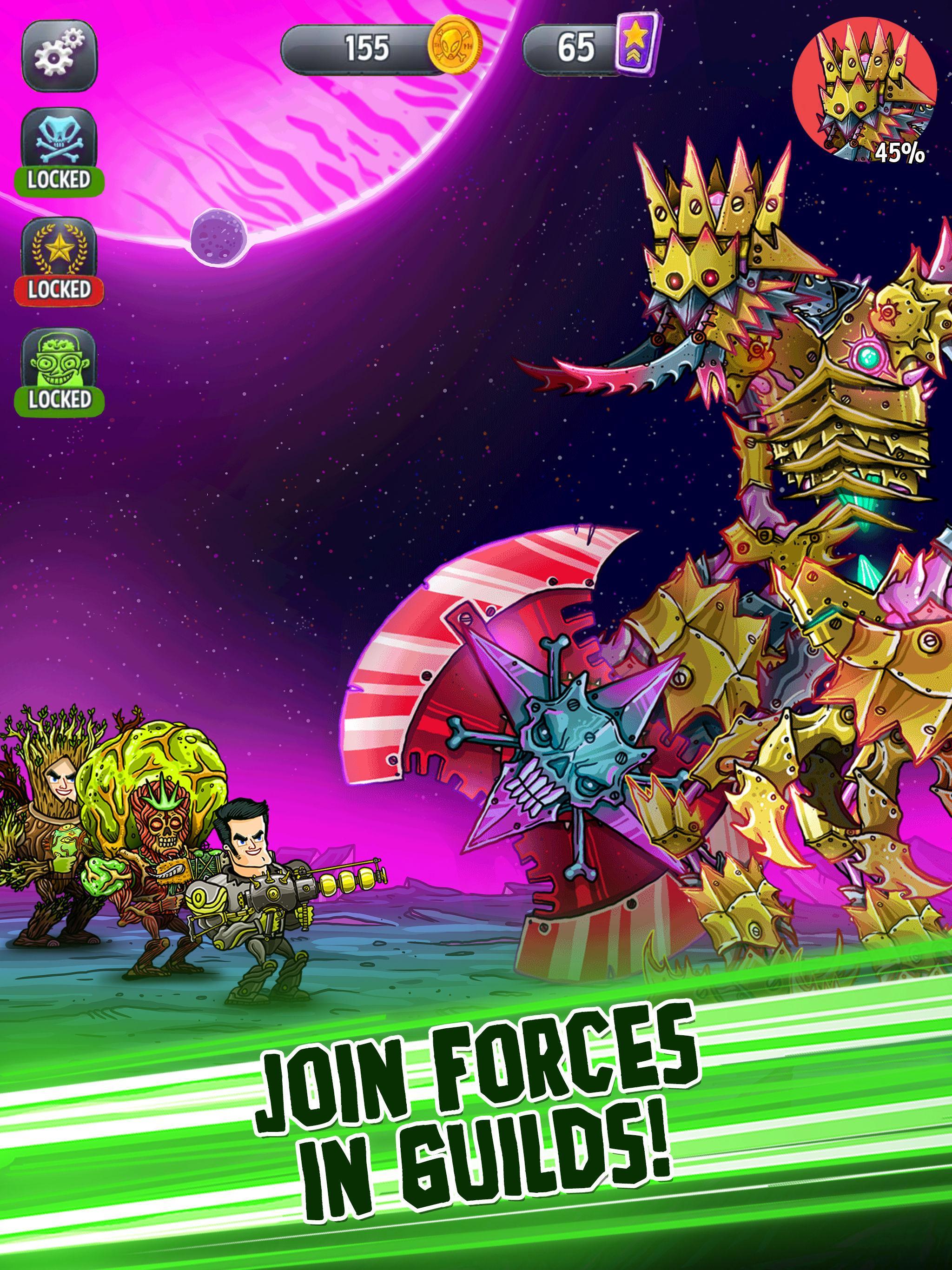 Tap Busters: Galaxy Heroes 遊戲截圖