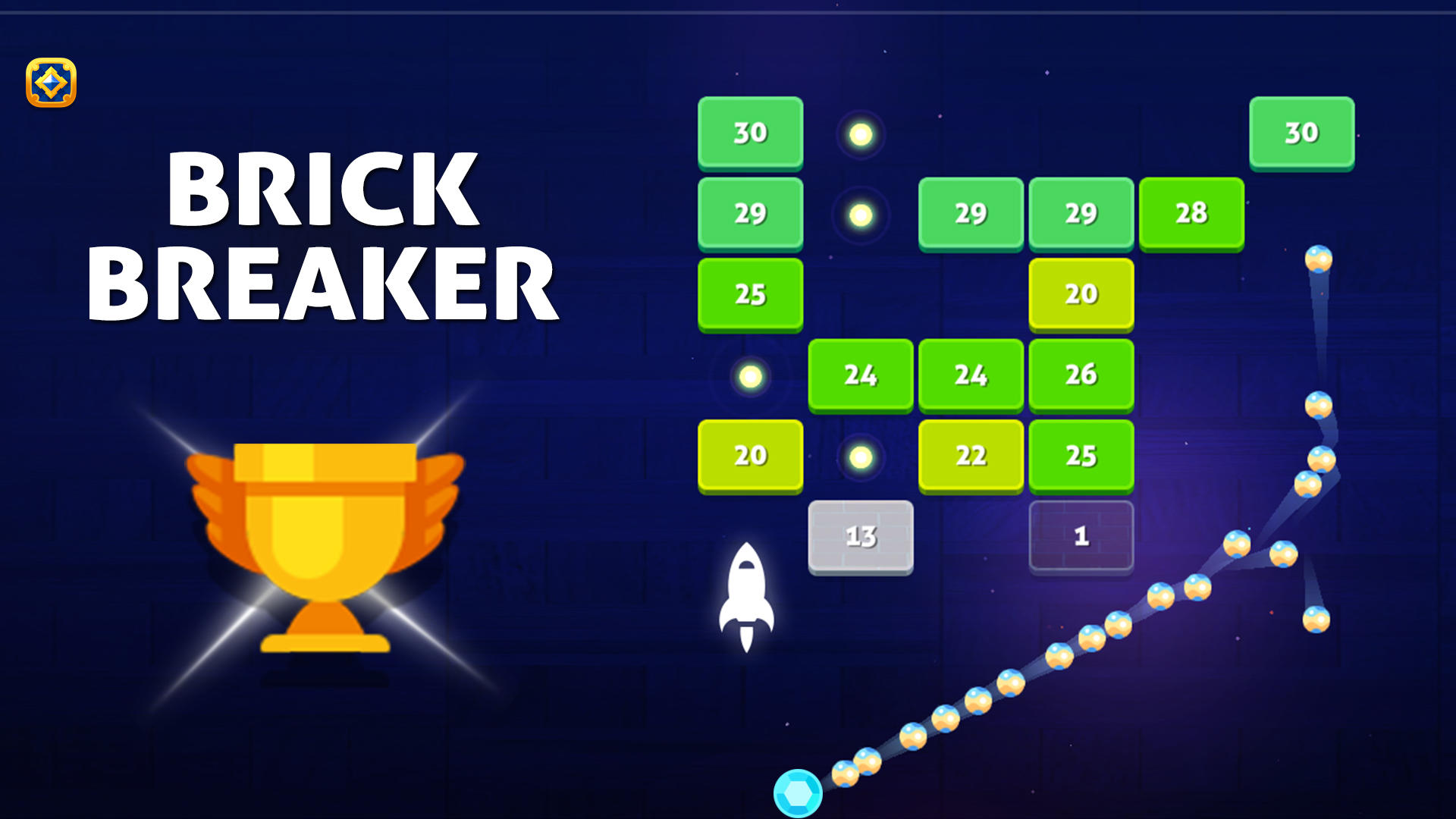 Screenshot 2 of Brick Balls Breaker 