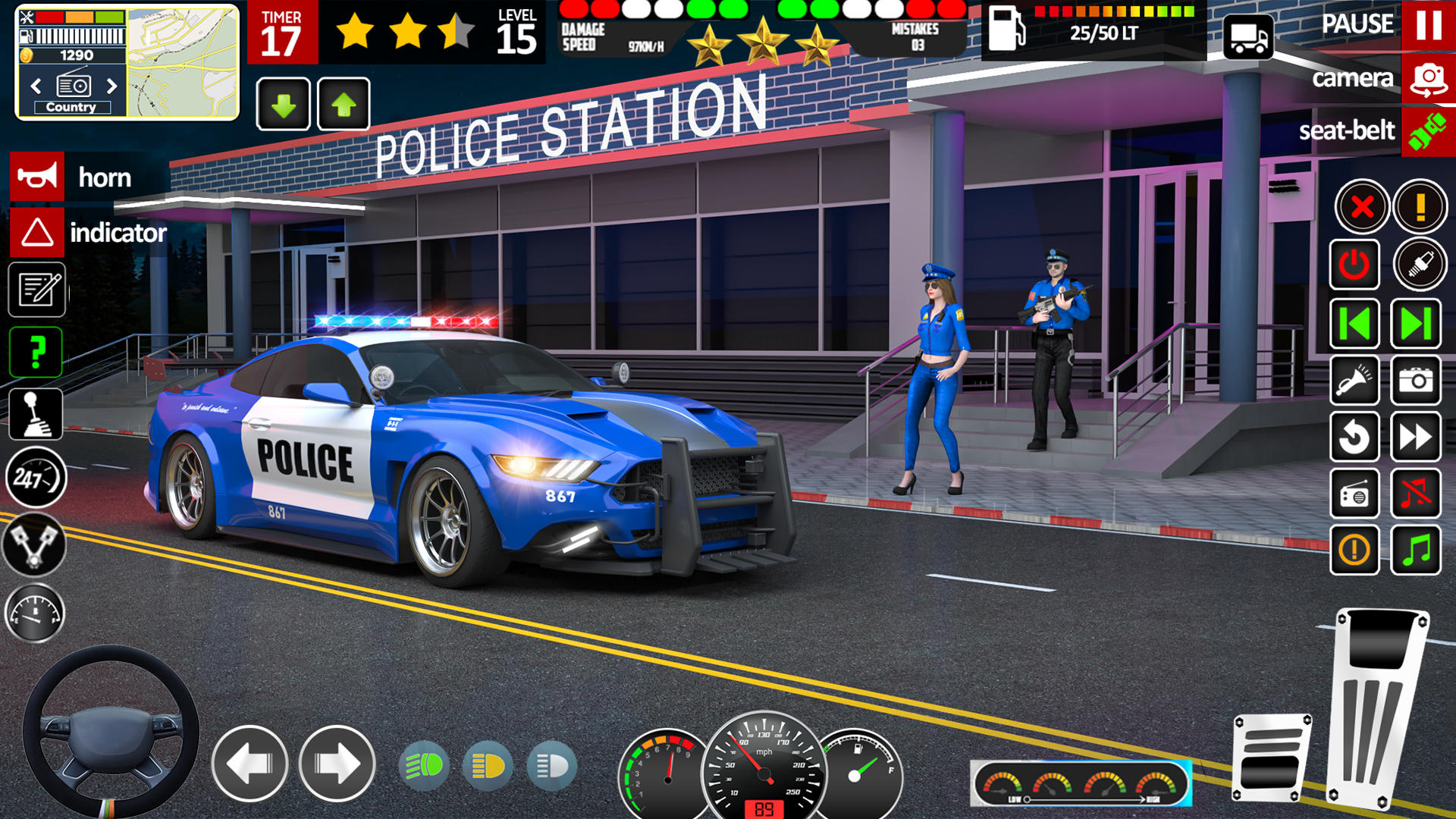 City Police Car Driving Games ภาพหน้าจอเกม