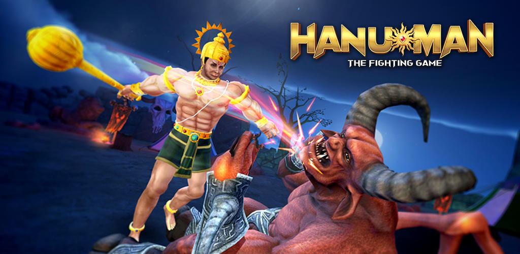 Screenshot of the video of Hanuman Versus Demons