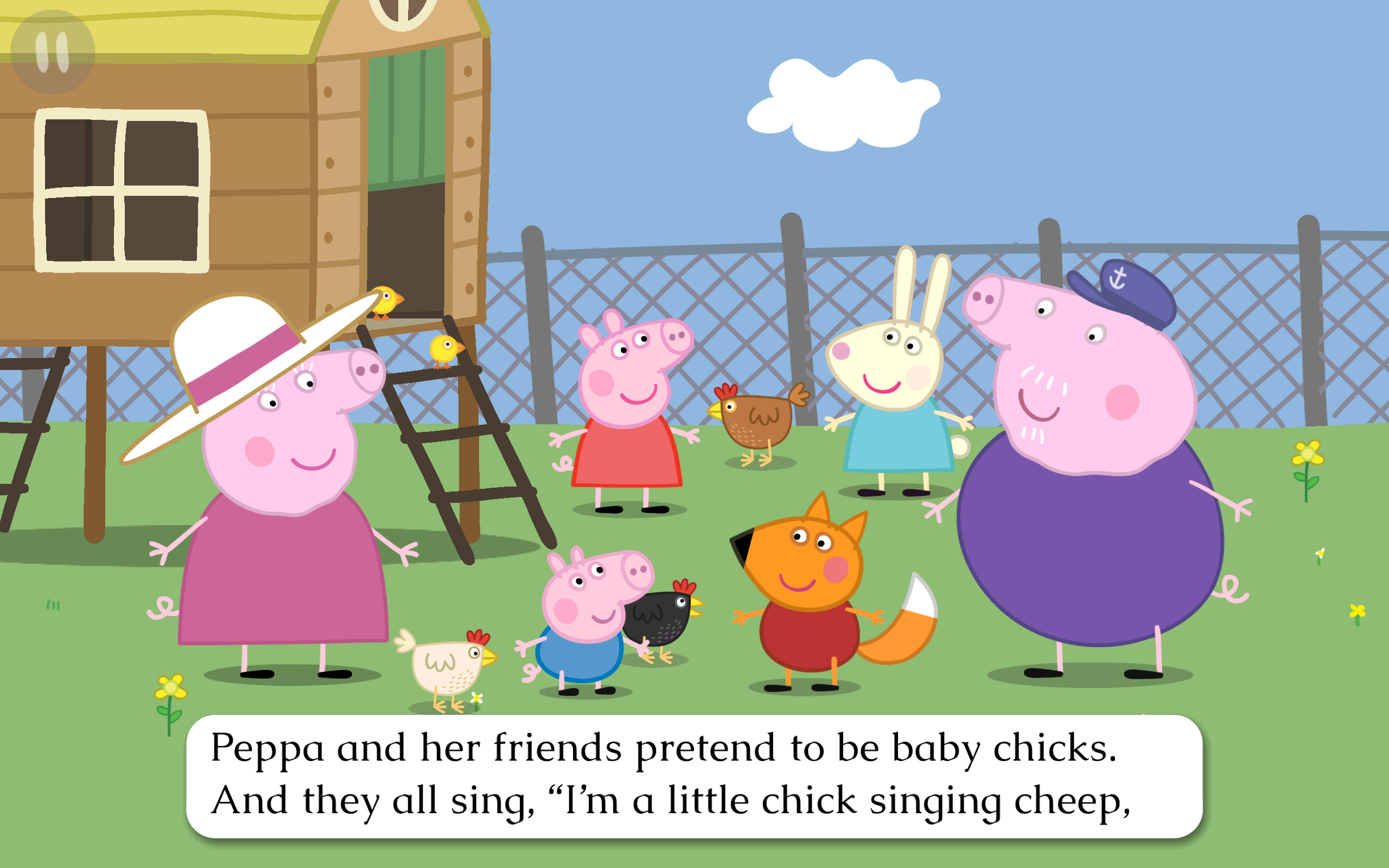 Captura de Tela do Jogo Peppa Pig Book: Great Egg Hunt