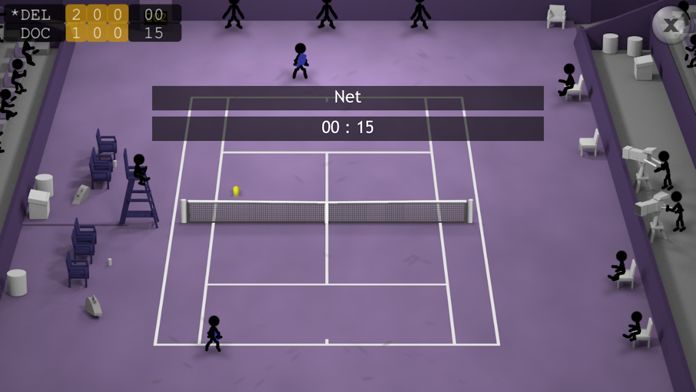 Screenshot of Stickman Tennis
