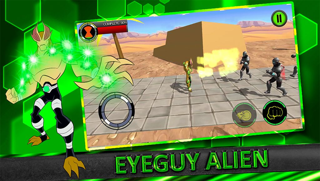 Screenshot of Ben Amazing 10 - Galaxy Rage 3D