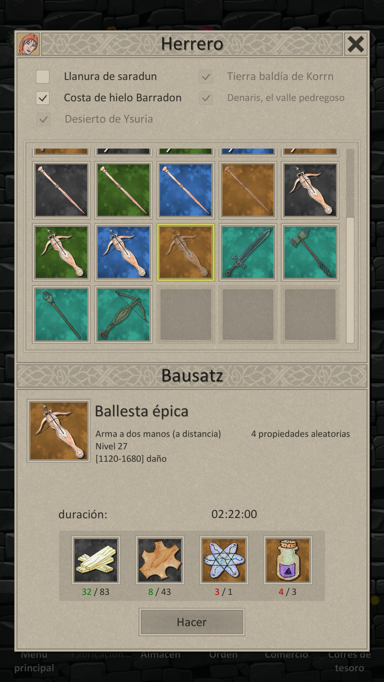 Captura de Pantalla del Juego Heroes and Merchants RPG