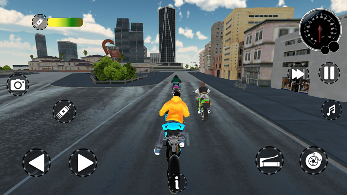 Скриншот игры Highway Bike Rider Racing Game