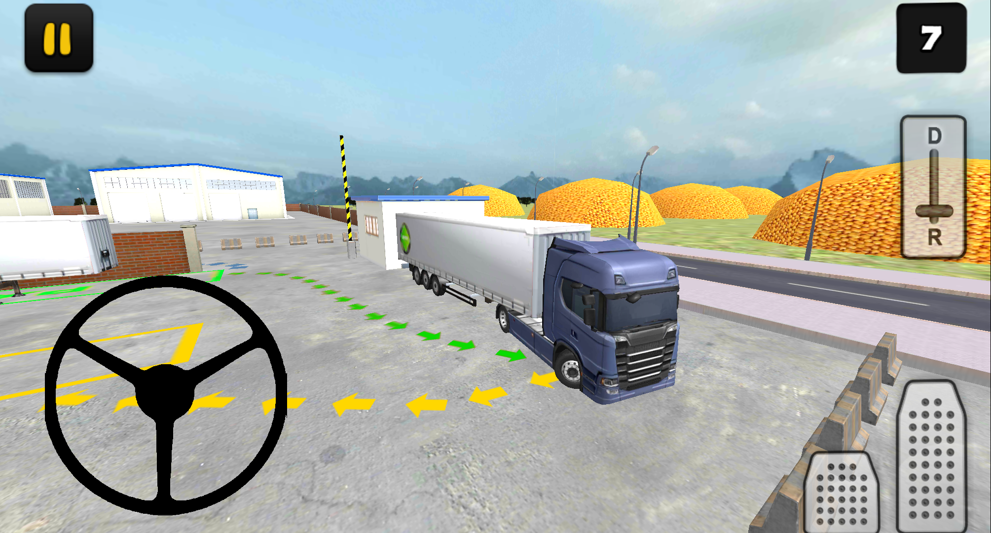 Скриншот игры Truck Parking Simulator 3D: Fa