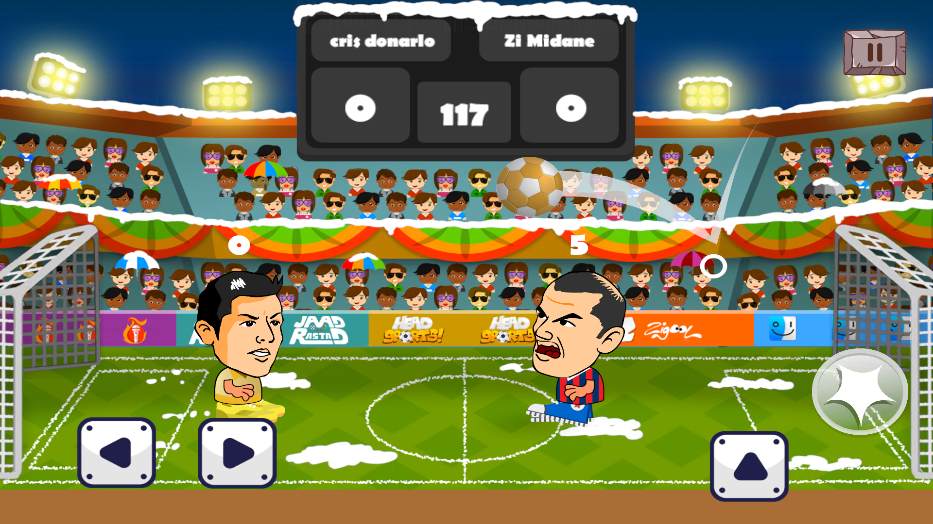 Captura de Tela do Jogo Ronaldo And Messi