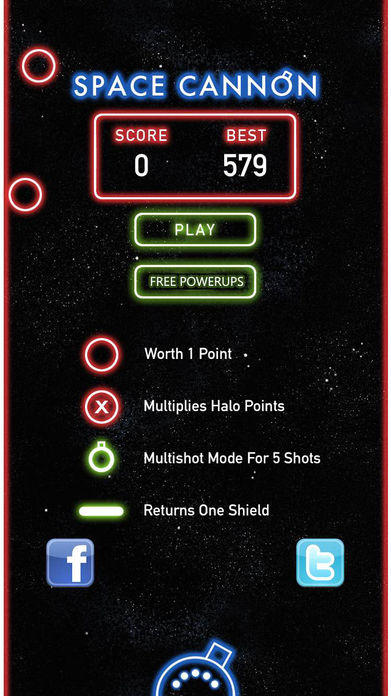 Space Cannon OG Game Screenshot