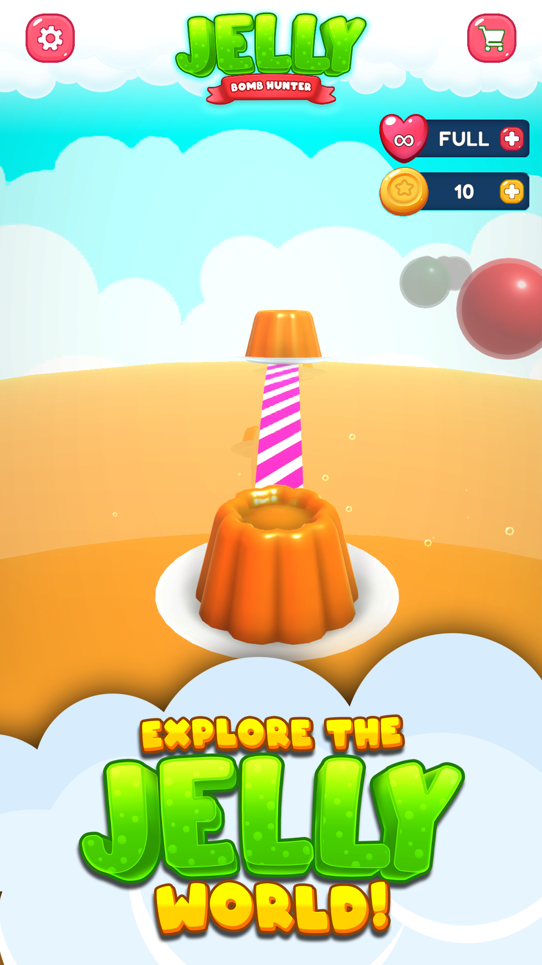 Jelly Bomb Hunter 게임 스크린샷
