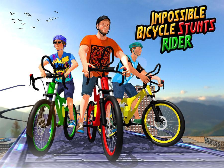 Impossible Bicycle Tracks Ride screenshot game