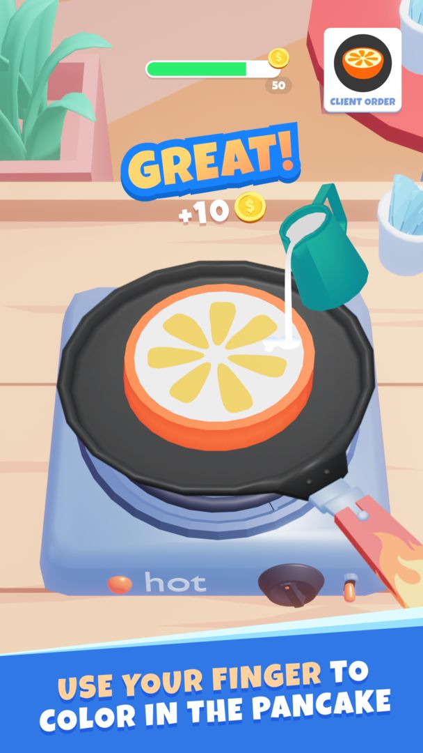 Pancake Coloring 게임 스크린 샷