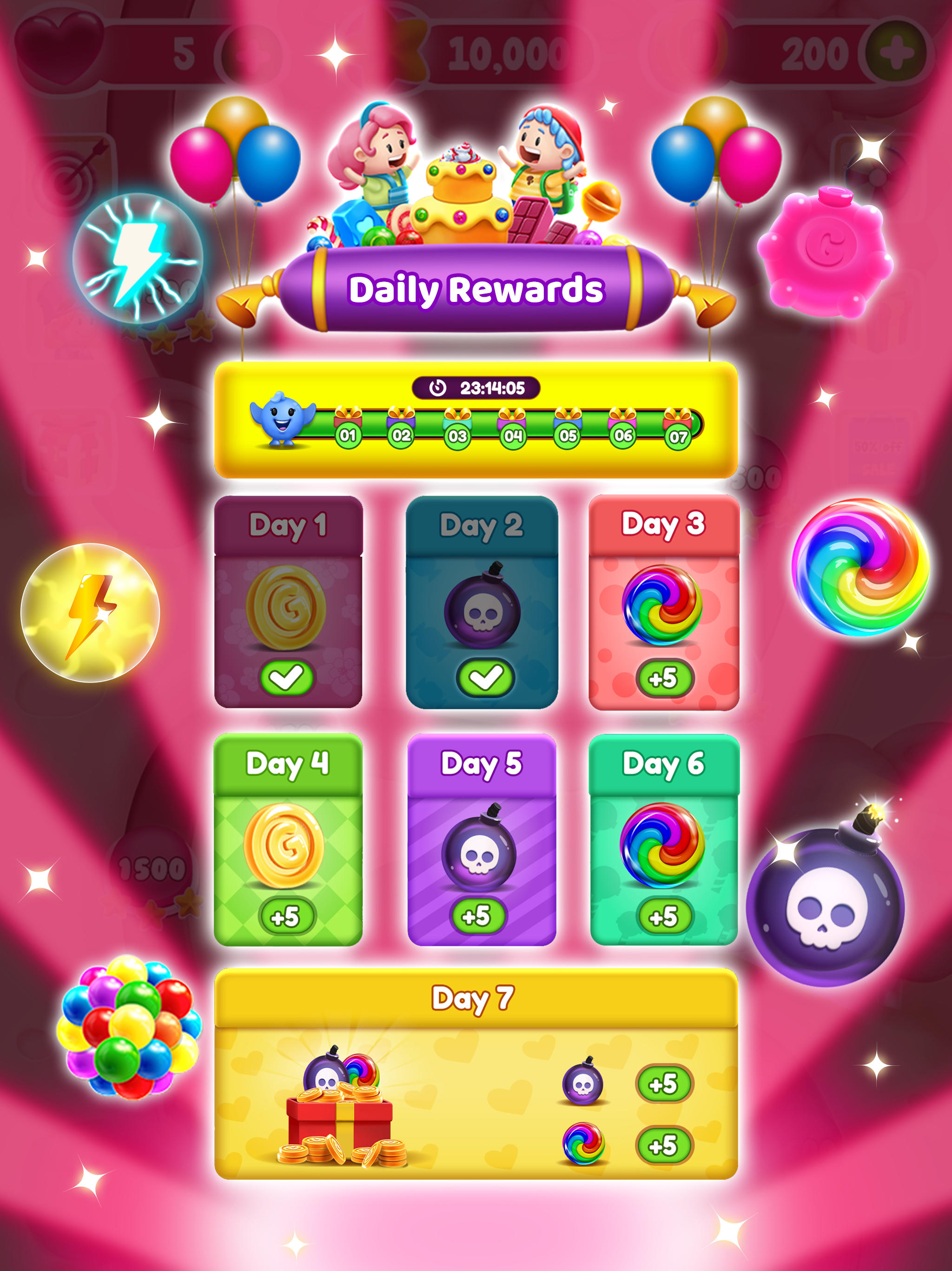 Bubble Shooter Games Gummy Pop Game Screenshot