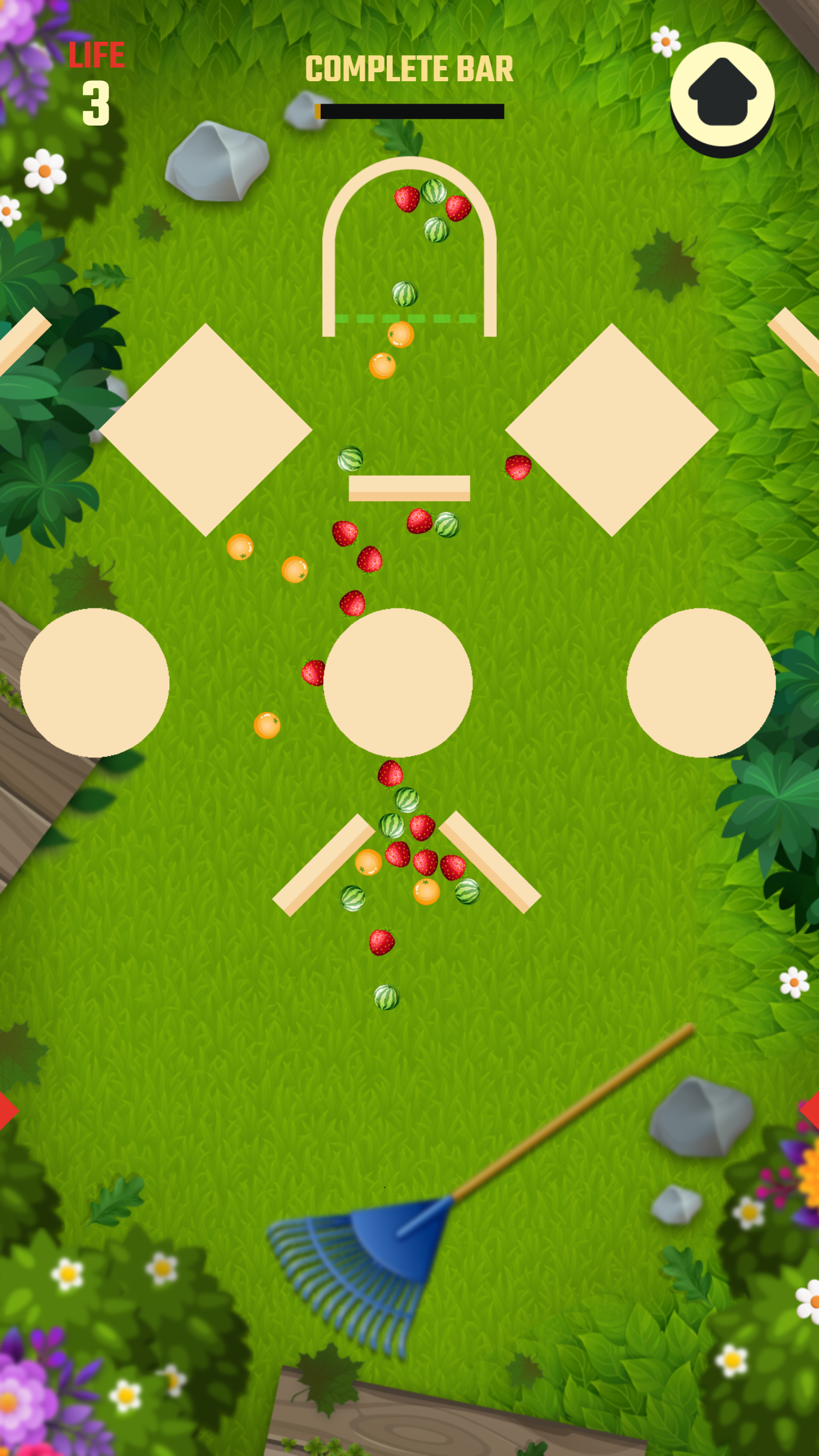 채우기 유리 과일 정렬 게임 스크린샷