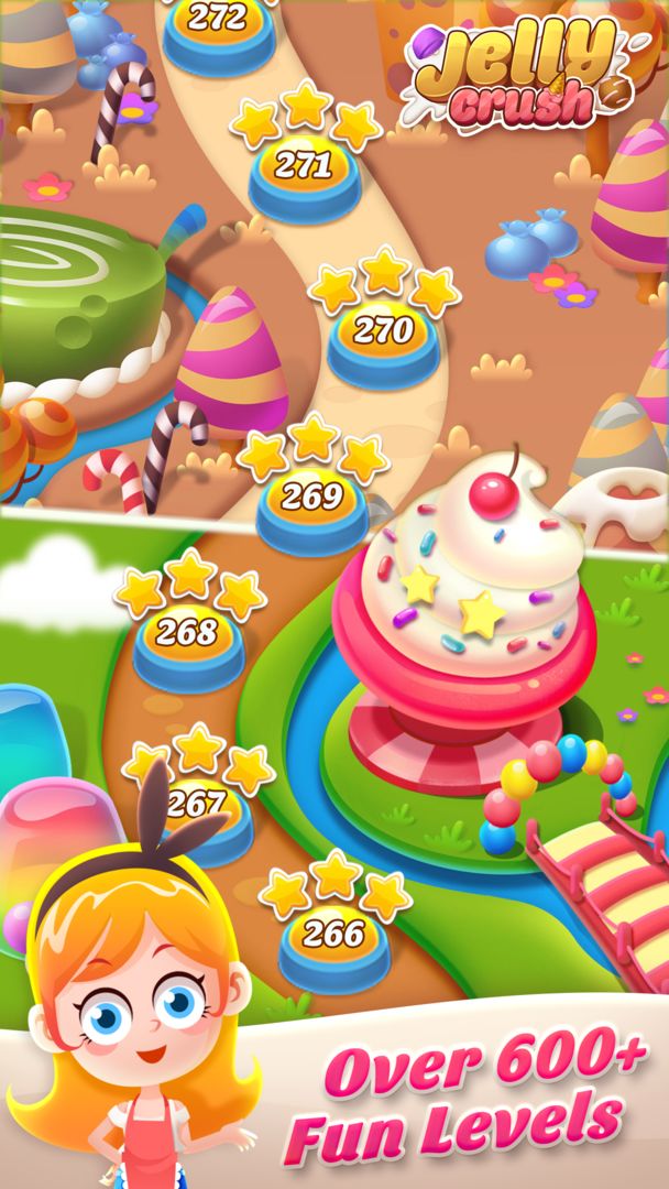 Jelly Crush - Match 3 Games & Free Puzzle 2019 screenshot game