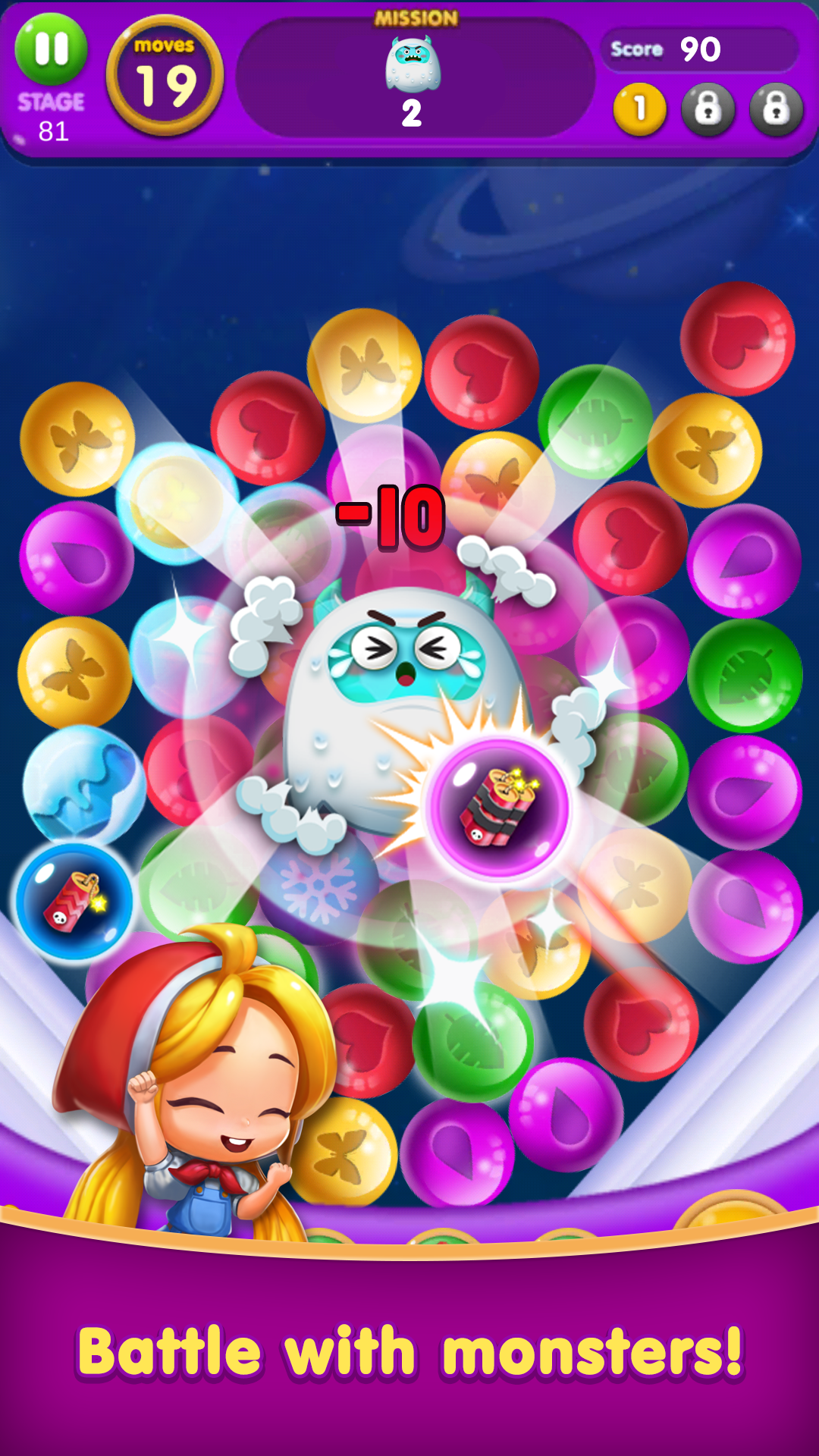 Jewel Stars-Link Puzzle Game Game Screenshot