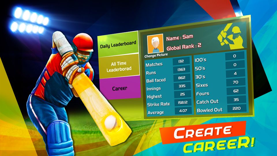 Screenshot of I.P.L T20 Cricket 2016 Craze