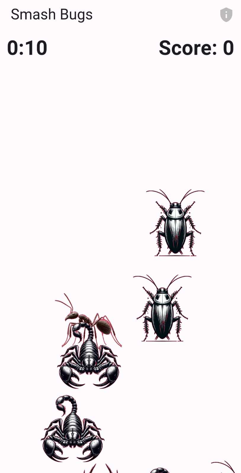 Smash Bugs screenshot game