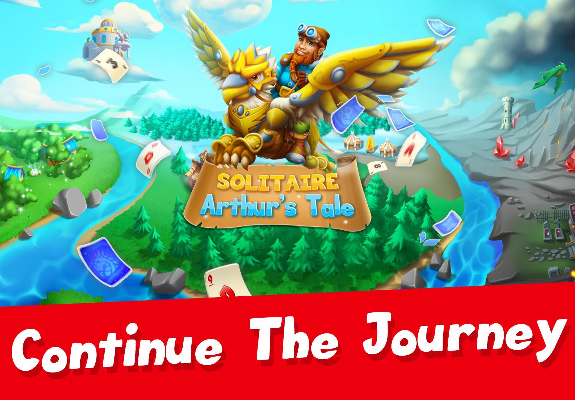 Solitaire Arthur Tale TriPeaks 게임 스크린샷