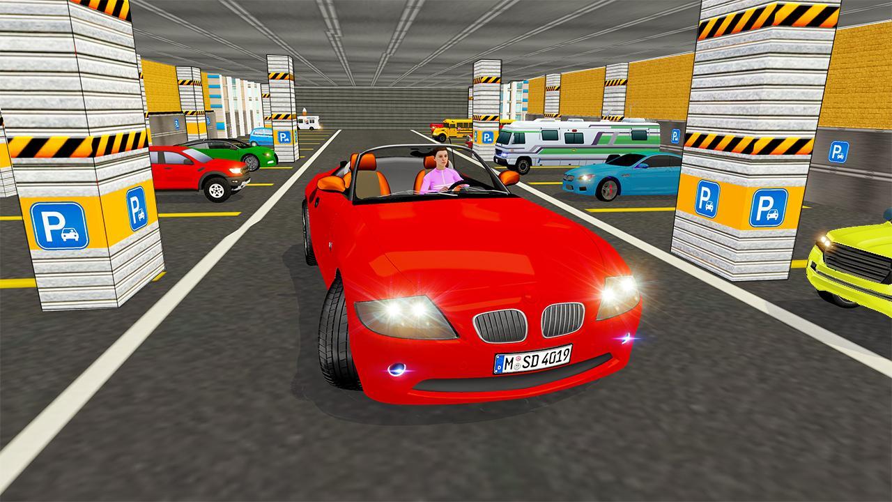 Jogos 3D de espaço para estacionamento de carros versão móvel