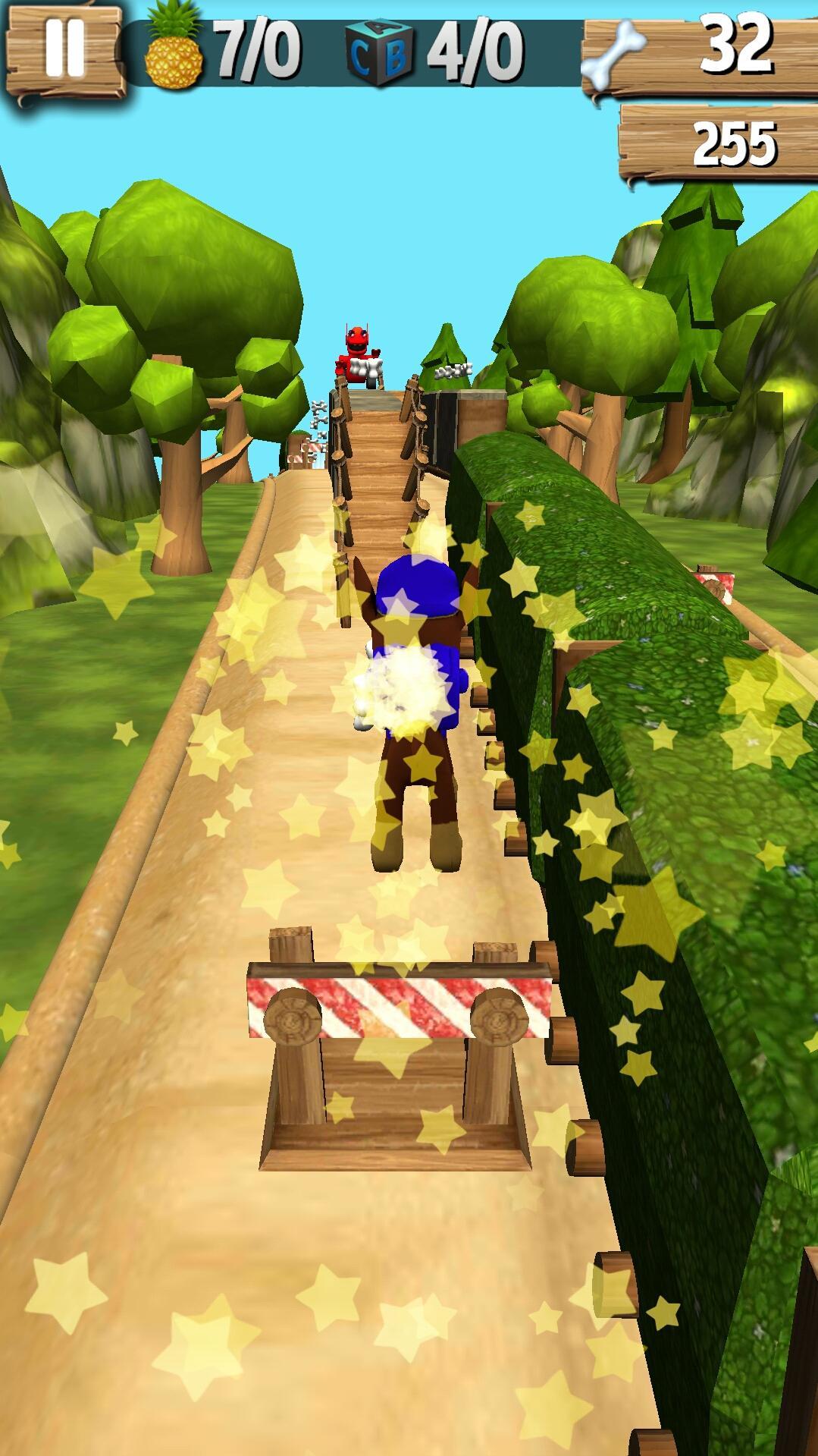 Paw Chase Runner - Aliens Patrol ゲームのスクリーンショット