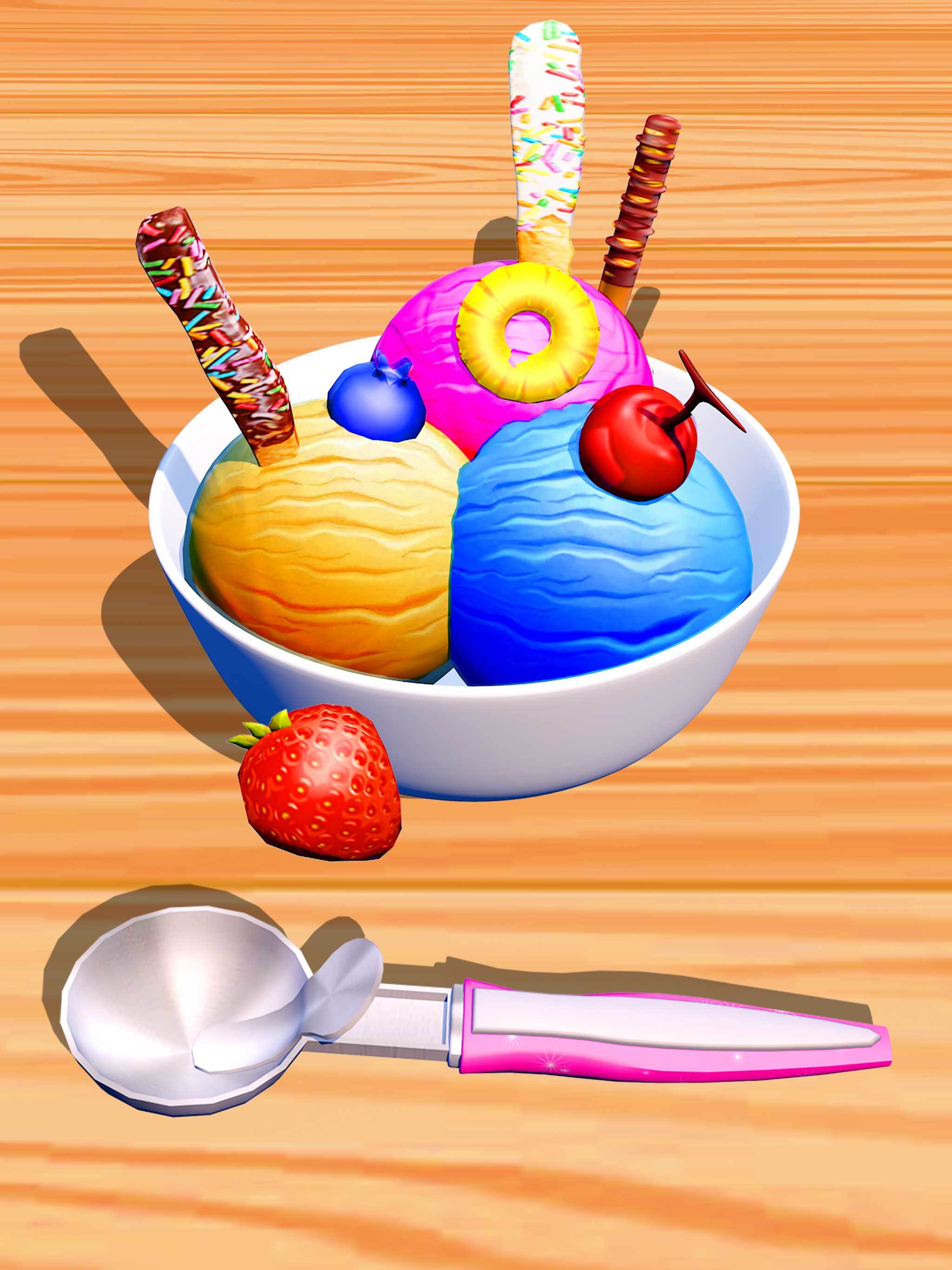 Princess Ice Cream Maker Games Game Screenshot