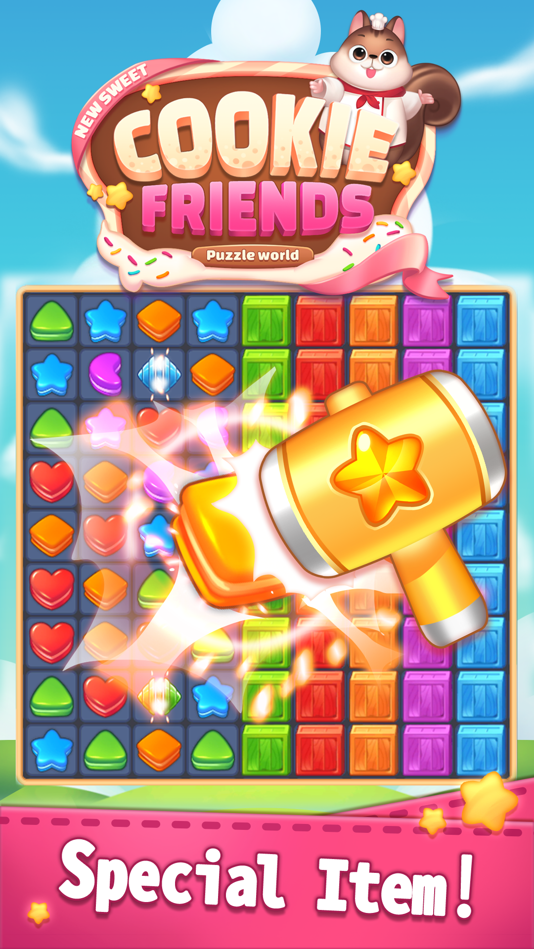 New Sweet Cookie Friends2020: Puzzle Worldのキャプチャ